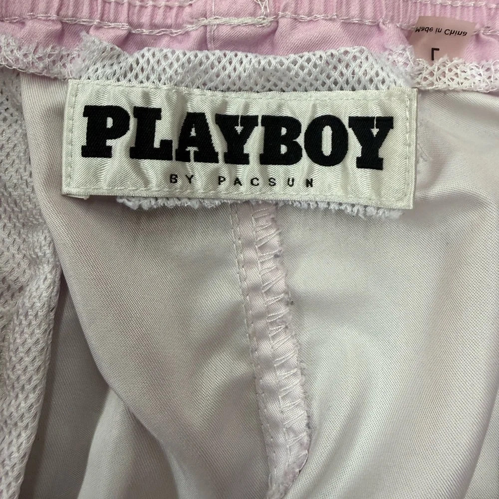 Men’s PLAYBOY Pastel Ombre swim trunks. Size Large